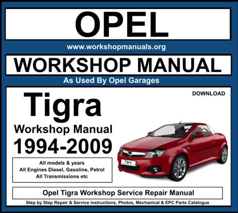 opel tigra service manual pdf Ebook Epub